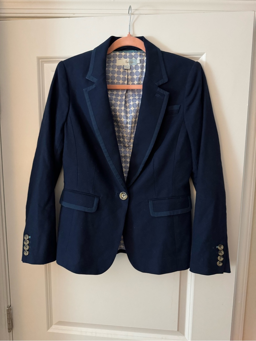 Boden navy jacket size 6 R
